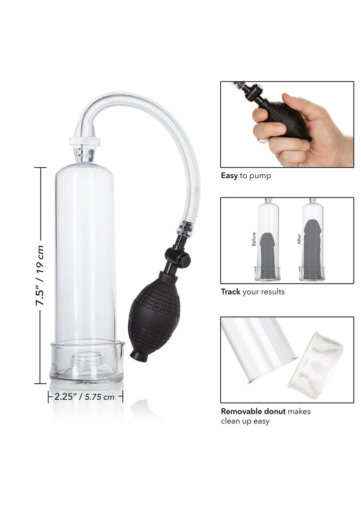 Bestel: Erection Pump by CalExotics Dr Joel Kaplan - bij Happytoys.nl, happytoys.be, Happytoys.ae: erotische sex webshop | liever Happy dan Easy ⭐⭐⭐⭐⭐