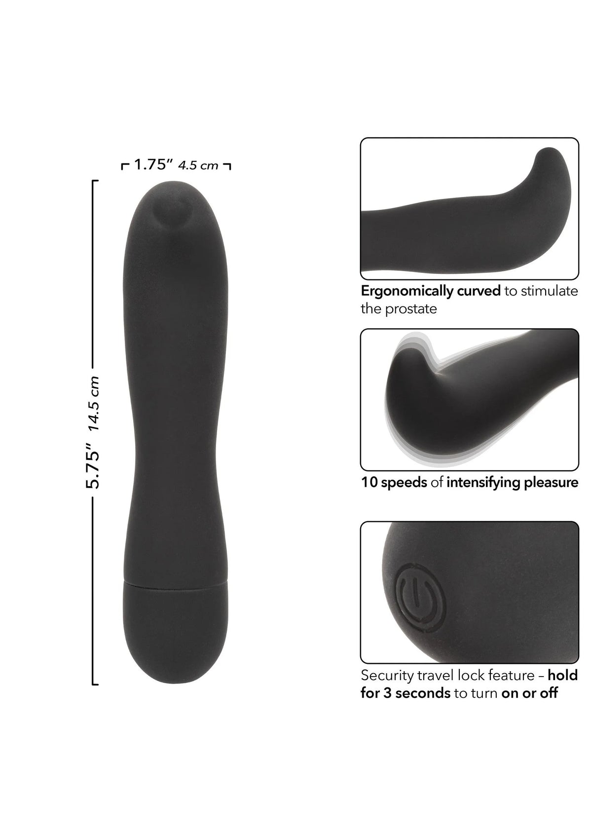 Bestel: Rechargeable Prostate Probe - bij Happytoys.nl, happytoys.be, Happytoys.ae: erotische sex webshop | liever Happy dan Easy βββββ