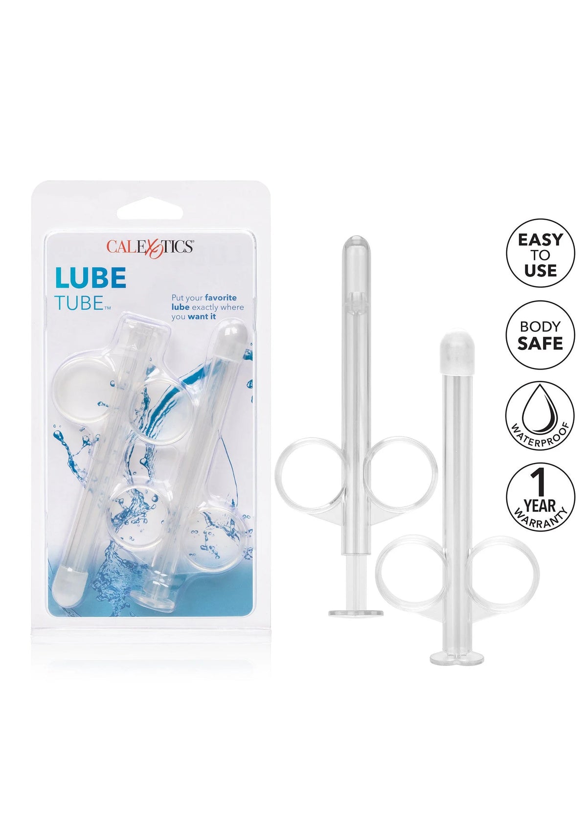 Bestel: Lube Tube 2 pcs by CalExotics Water Systems - bij Happytoys.nl, happytoys.be, Happytoys.ae: erotische sex webshop | liever Happy dan Easy ⭐⭐⭐⭐⭐
