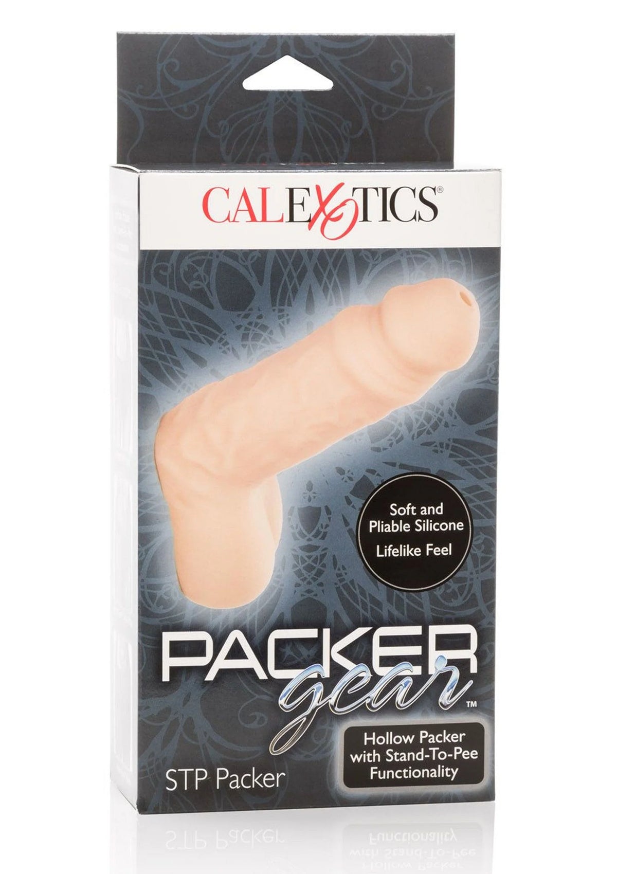 Bestel: Stand - To - Pee Packer by CalExotics - bij Happytoys.nl, happytoys.be, Happytoys.ae: erotische sex webshop | liever Happy dan Easy ⭐⭐⭐⭐⭐