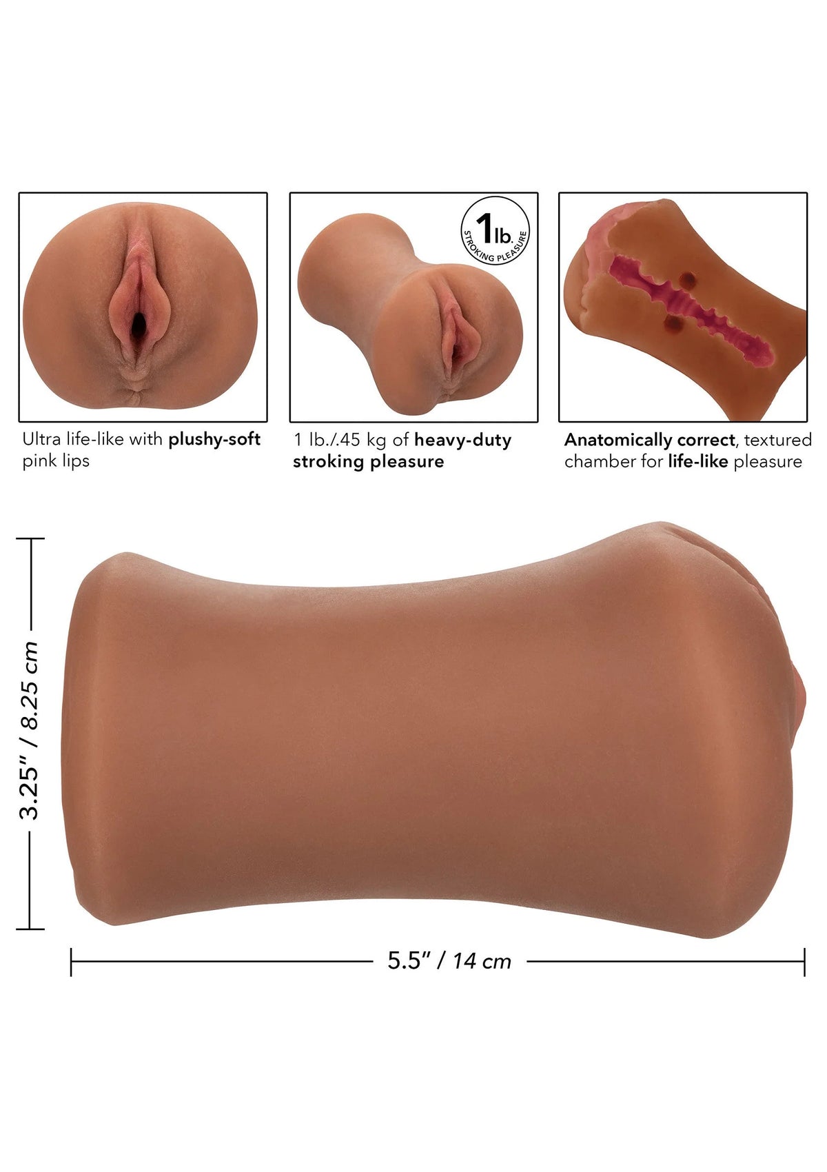 Bestel: Stroke It Tight Pussy Skin by CalExotics - bij Happytoys.nl, happytoys.be, Happytoys.ae: erotische sex webshop | liever Happy dan Easy ⭐⭐⭐⭐⭐