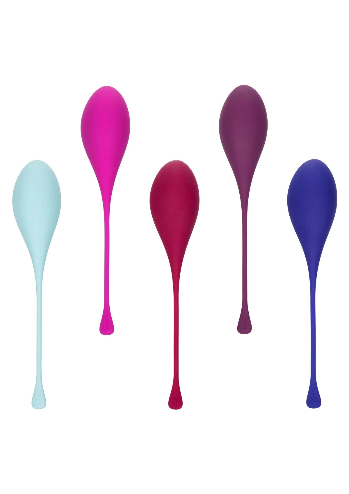 Bestel: Kegel Training 5 - Piece Set bekkenbodem trainer by CalExotics - bij Happytoys.nl, happytoys.be, Happytoys.ae: erotische sex webshop | liever Happy dan Easy ⭐⭐⭐⭐⭐ - Default Title - 13538 - MULTICOLOR