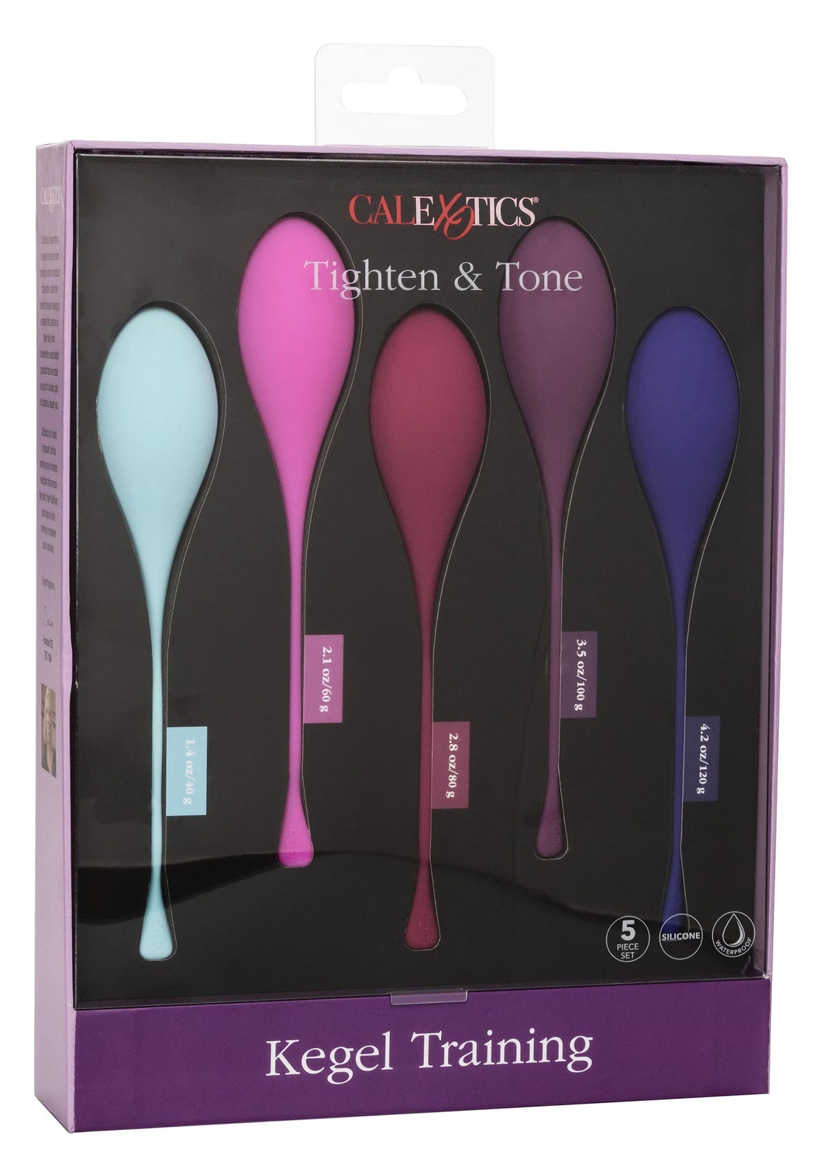 Bestel: Kegel Training 5 - Piece Set bekkenbodem trainer by CalExotics - bij Happytoys.nl, happytoys.be, Happytoys.ae: erotische sex webshop | liever Happy dan Easy ⭐⭐⭐⭐⭐