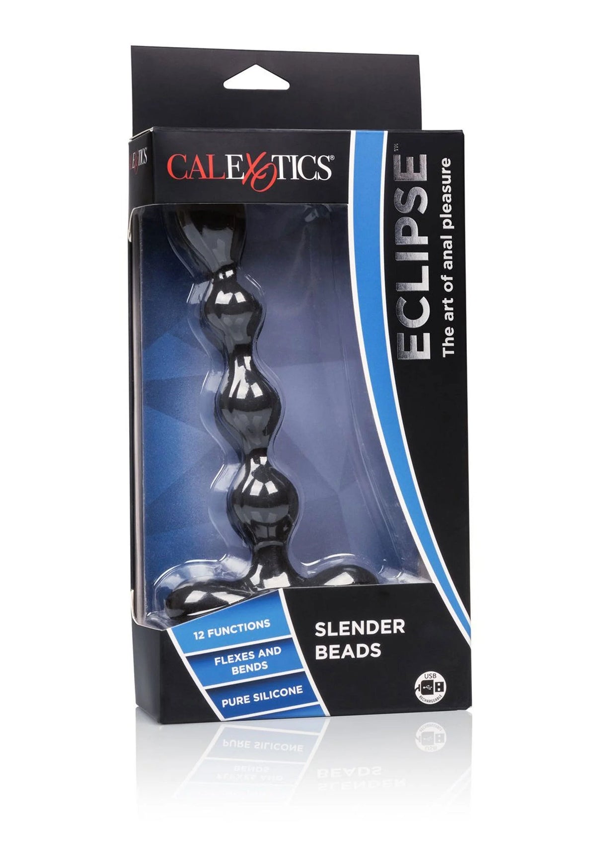 Bestel: Eclipse Slender Vibrating Anal Beads by CalExotics - bij Happytoys.nl, happytoys.be, Happytoys.ae: erotische sex webshop | liever Happy dan Easy βββββ