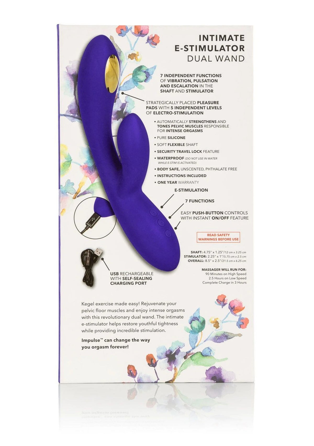 Beste vandaag nog: Impulse Intimate E - Stimulator Dual Wand vibrator CalExotics by CalExotics - bij Happytoys