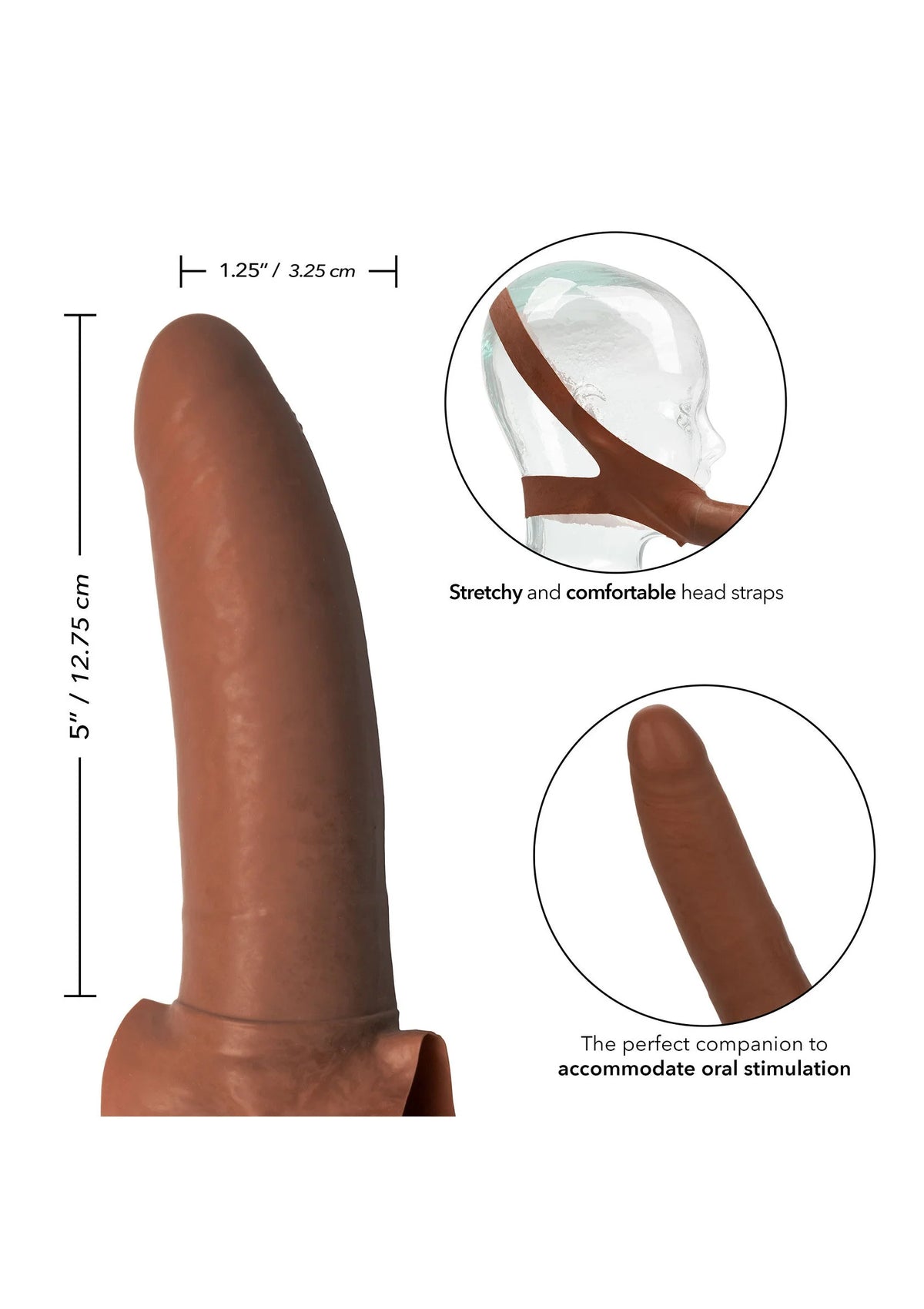 Bestel: The Accommodator Dong by CalExotics Extensions - bij Happytoys.nl, happytoys.be, Happytoys.ae: erotische sex webshop | liever Happy dan Easy ⭐⭐⭐⭐⭐