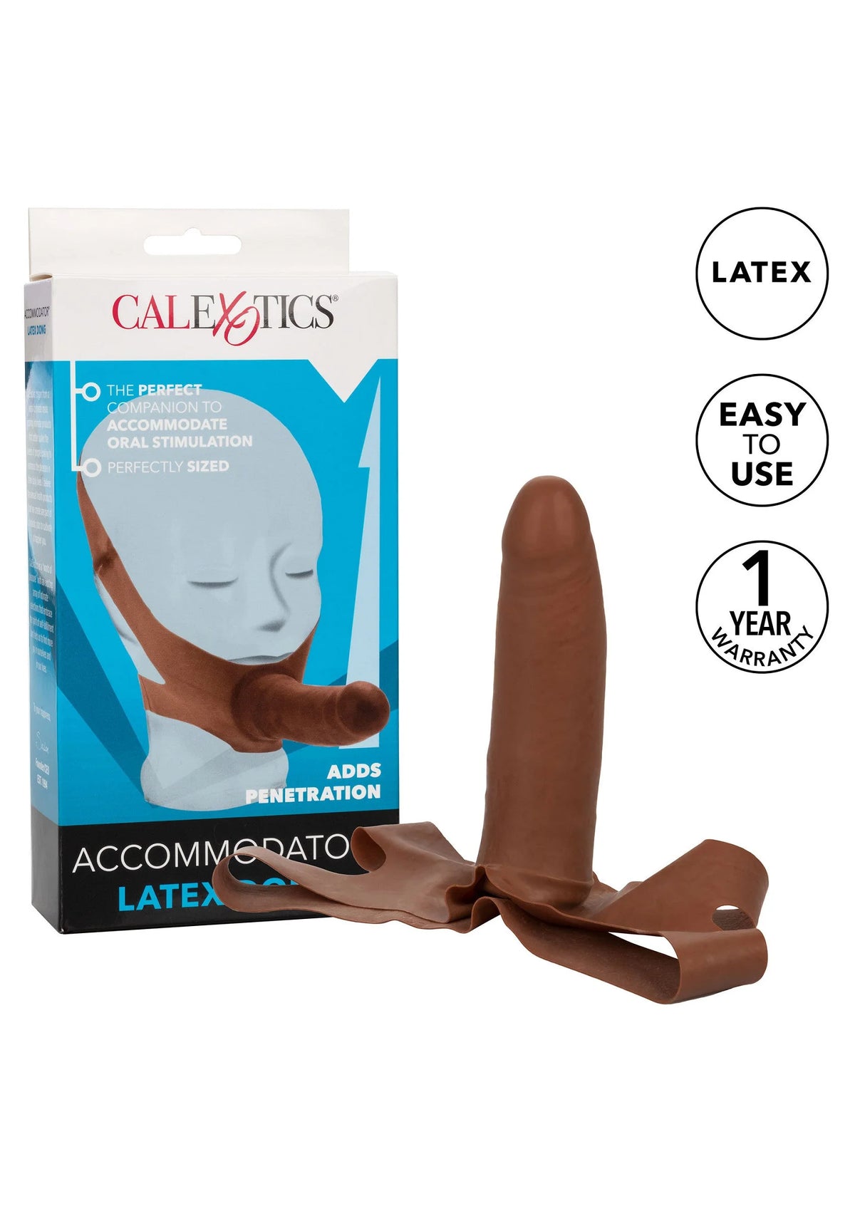 Bestel: The Accommodator Dong by CalExotics Extensions - bij Happytoys.nl, happytoys.be, Happytoys.ae: erotische sex webshop | liever Happy dan Easy ⭐⭐⭐⭐⭐