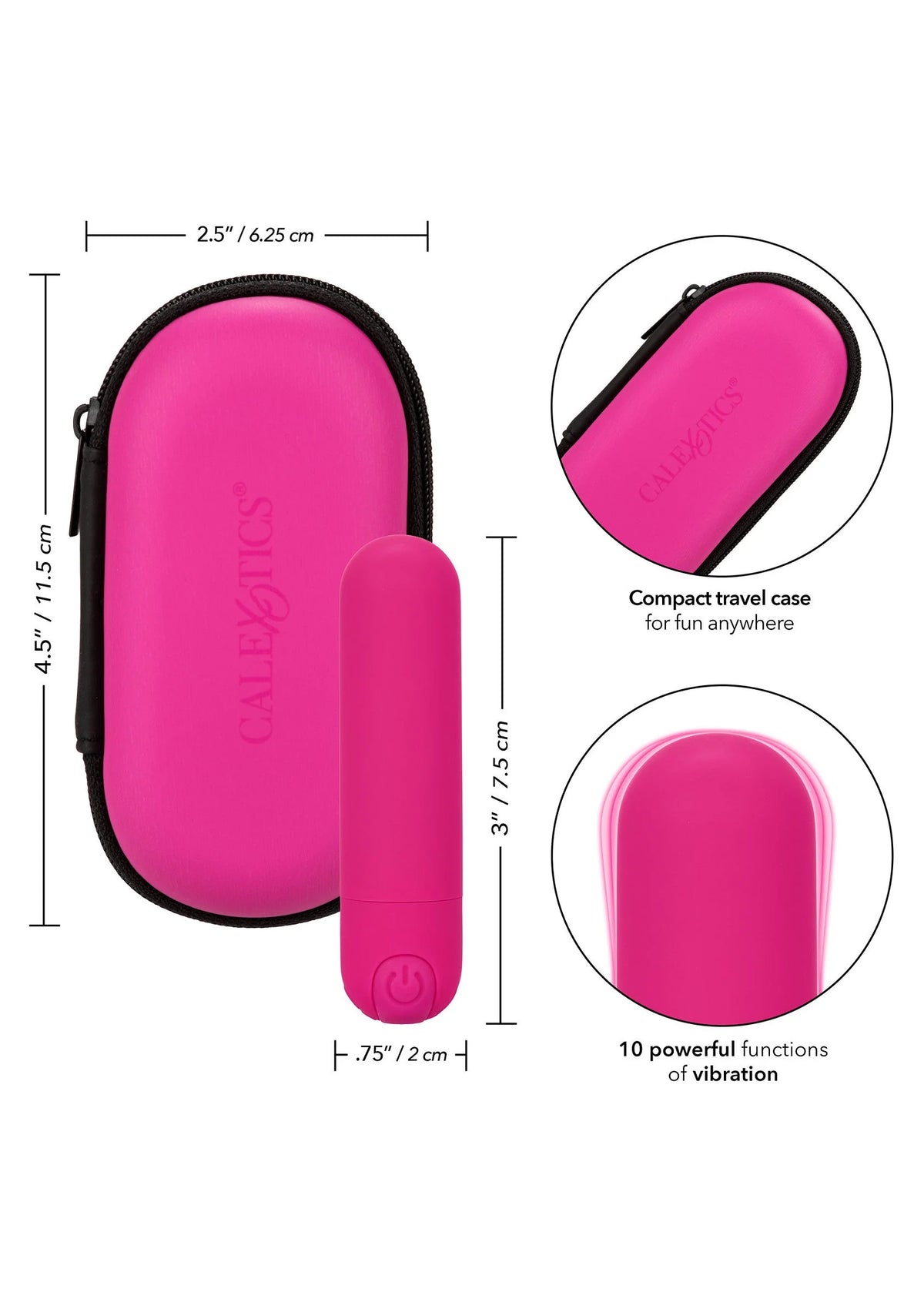 Bestel: Rechargeable Hideaway Bullet by CalExotics - bij Happytoys.nl, happytoys.be, Happytoys.ae: erotische sex webshop | liever Happy dan Easy ⭐⭐⭐⭐⭐