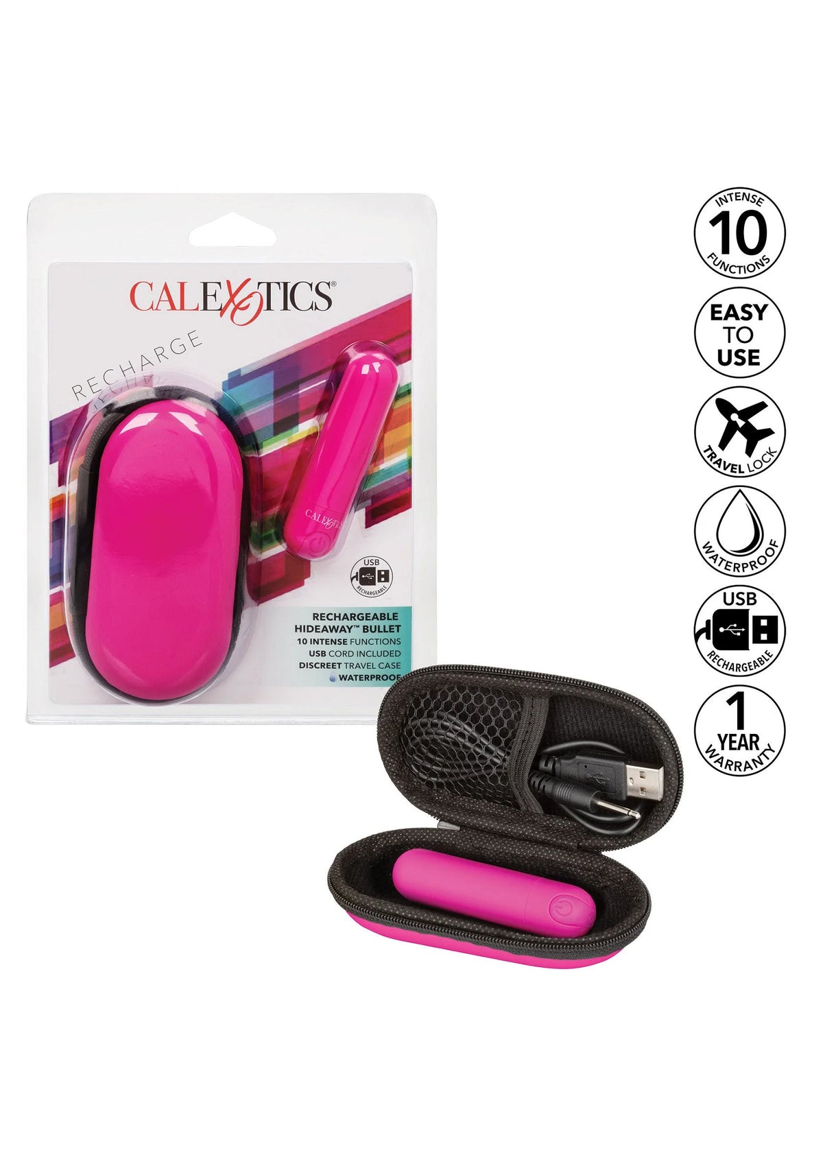 Bestel: Rechargeable Hideaway Bullet by CalExotics - bij Happytoys.nl, happytoys.be, Happytoys.ae: erotische sex webshop | liever Happy dan Easy ⭐⭐⭐⭐⭐