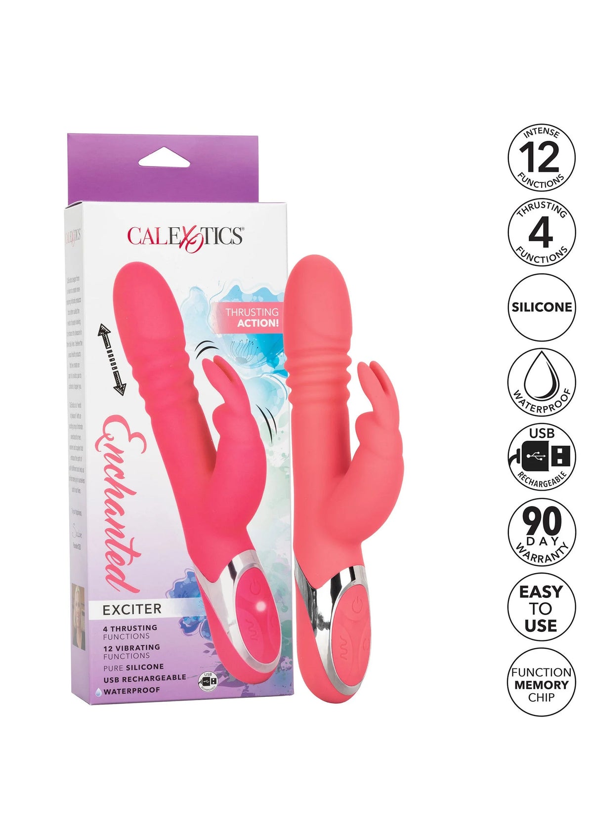 Bestel: Enchanted Exciter Rabbit vibrator by CalExotics - bij Happytoys.nl, happytoys.be, Happytoys.ae: erotische sex webshop | liever Happy dan Easy βββββ