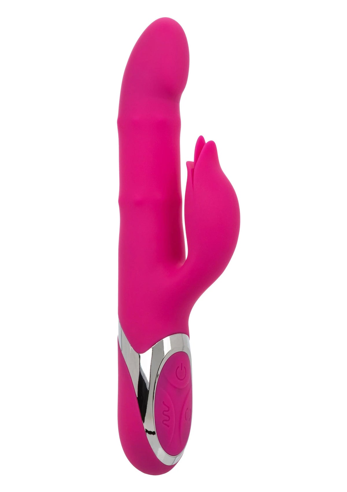 Bestel: Enchanted Embrace Double Thrusting Vibrator by CalExotics - bij Happytoys.nl, happytoys.be, Happytoys.ae: erotische sex webshop | liever Happy dan Easy ⭐⭐⭐⭐⭐ - Default Title - 14094 - PINK