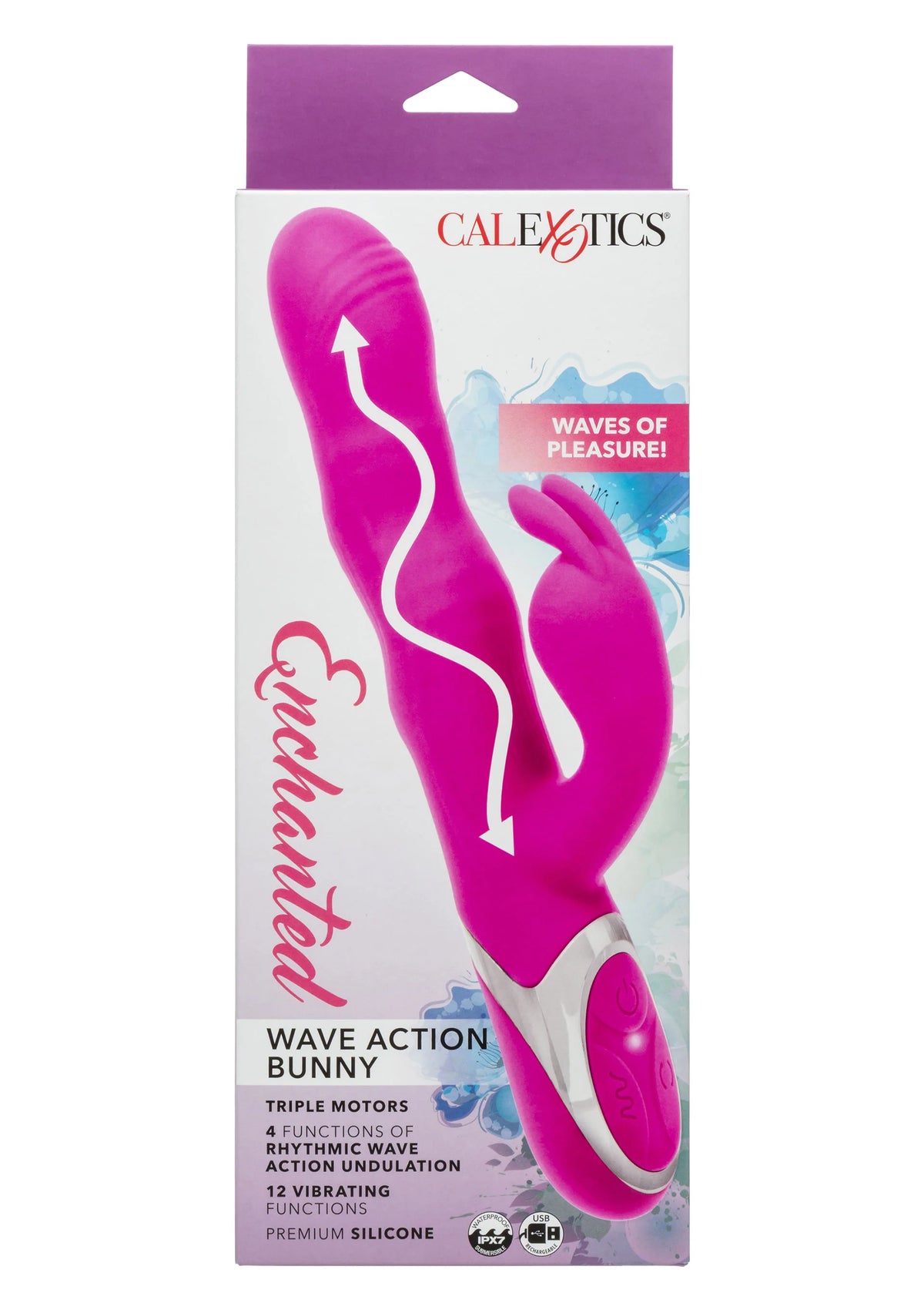 Bestel: Wave Action Bunny by CalExotics Enchanted - bij Happytoys.nl, happytoys.be, Happytoys.ae: erotische sex webshop | liever Happy dan Easy ⭐⭐⭐⭐⭐