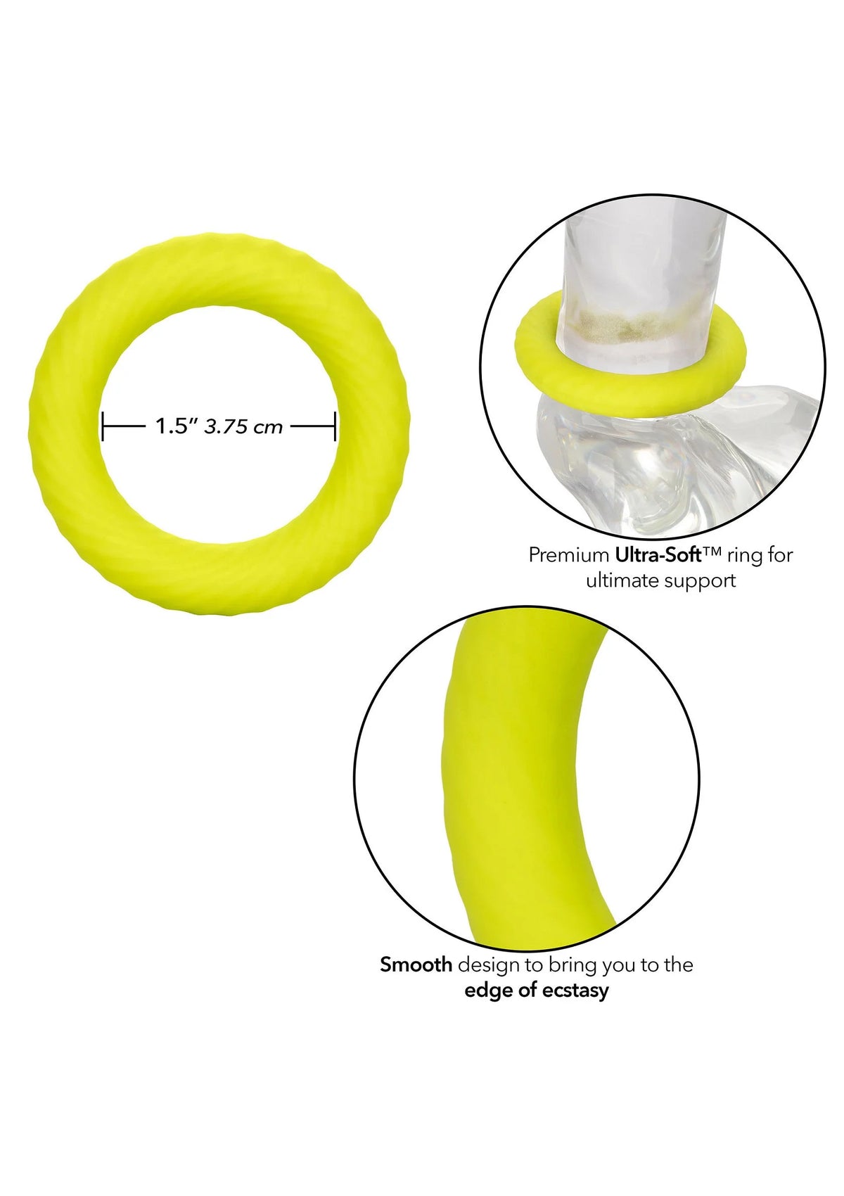 Bestel: Link Up Ultra - Soft Edge by CalExotics - bij Happytoys.nl, happytoys.be, Happytoys.ae: erotische sex webshop | liever Happy dan Easy ⭐⭐⭐⭐⭐