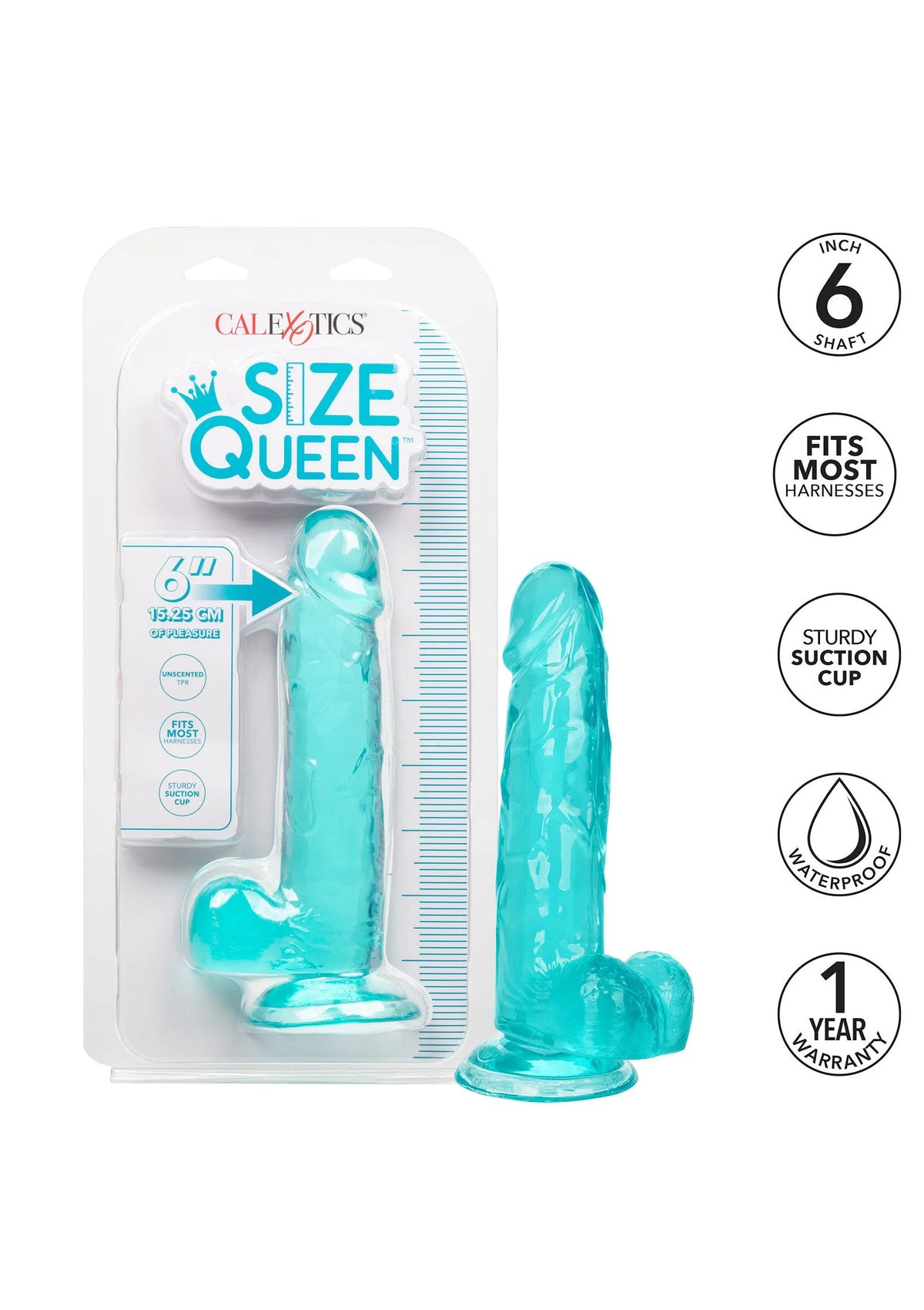 Bestel: Queen Size Dong 6 inch - bij Happytoys.nl, happytoys.be, Happytoys.ae: erotische sex webshop | liever Happy dan Easy βββββ