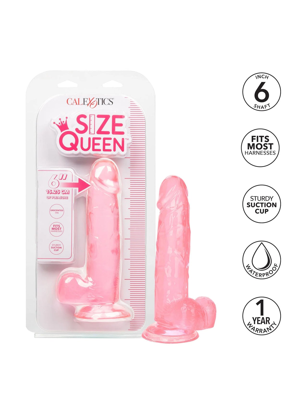 Bestel: Queen Size Dong 6 inch - bij Happytoys.nl, happytoys.be, Happytoys.ae: erotische sex webshop | liever Happy dan Easy βββββ