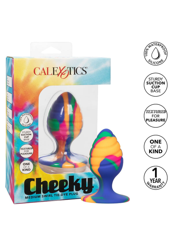 Bestel: Medium Swirl Plug by CalExotics Cheeky - bij Happytoys.nl, happytoys.be, Happytoys.ae: erotische sex webshop | liever Happy dan Easy ⭐⭐⭐⭐⭐