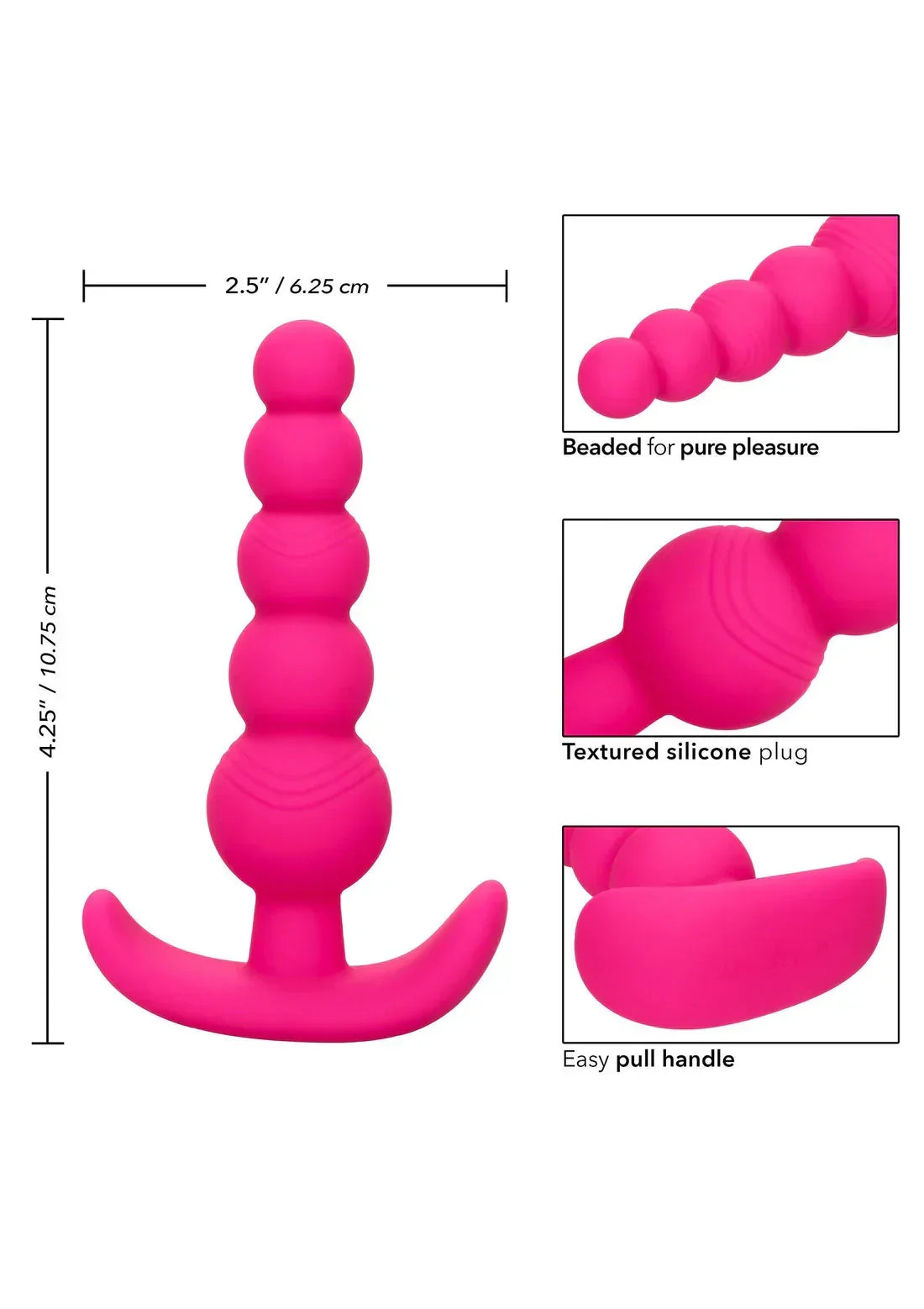 Bestel: Cheeky X - 5 Beads by CalExotics - bij Happytoys.nl, happytoys.be, Happytoys.ae: erotische sex webshop | liever Happy dan Easy ⭐⭐⭐⭐⭐