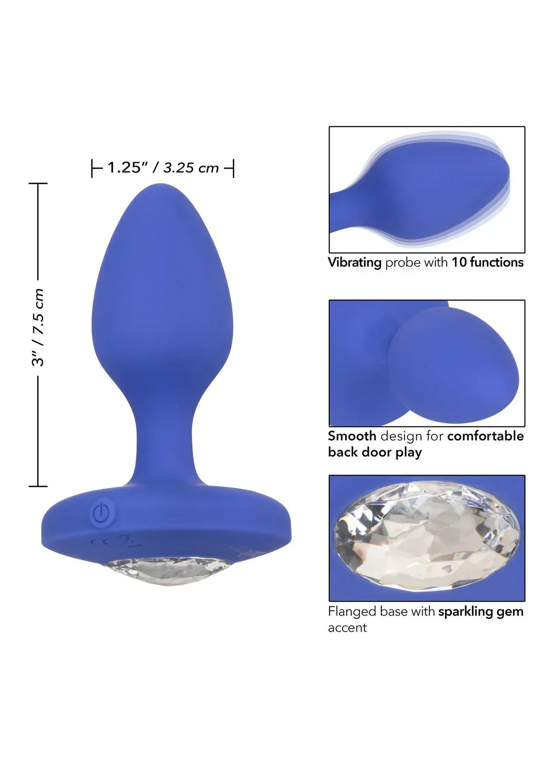 Bestel: Vibrating Probe Medium by CalExotics - bij Happytoys.nl, happytoys.be, Happytoys.ae: erotische sex webshop | liever Happy dan Easy βββββ