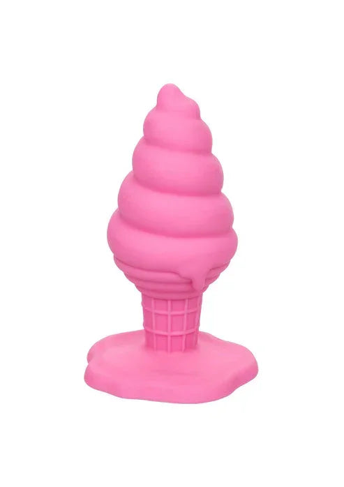 Bestel: Yum Bum Ice Cone Butt Plug by CalExotics - bij Happytoys.nl, happytoys.be, Happytoys.ae: erotische sex webshop | liever Happy dan Easy ⭐⭐⭐⭐⭐ - Default Title - 14732 - PINK