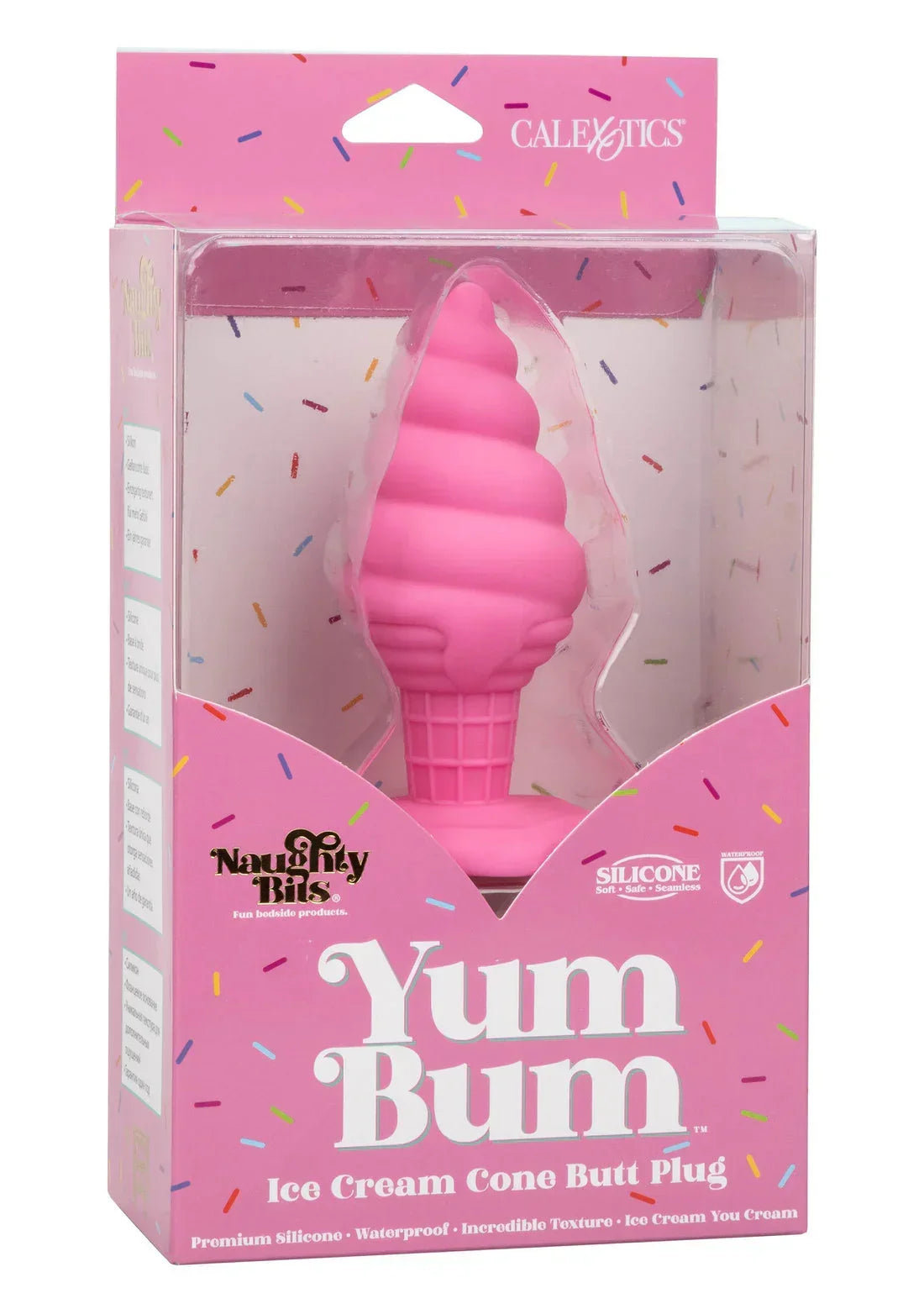 Bestel: Yum Bum Ice Cone Butt Plug by CalExotics - bij Happytoys.nl, happytoys.be, Happytoys.ae: erotische sex webshop | liever Happy dan Easy ⭐⭐⭐⭐⭐