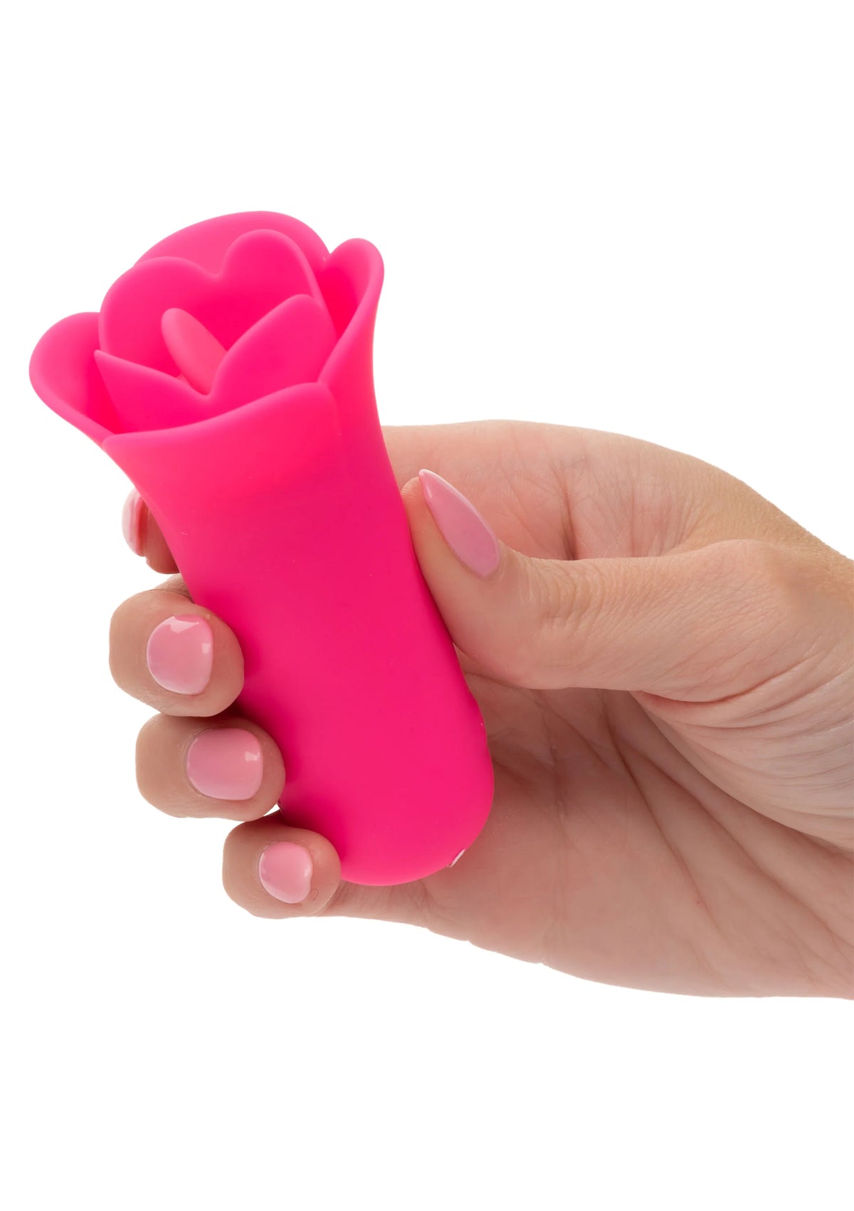 Bestel: Lily Licker Mini Flower Flicker Stimulator by CalExotics Naughty Bits - bij Happytoys.nl, happytoys.be, Happytoys.ae: erotische sex webshop | liever Happy dan Easy ⭐⭐⭐⭐⭐