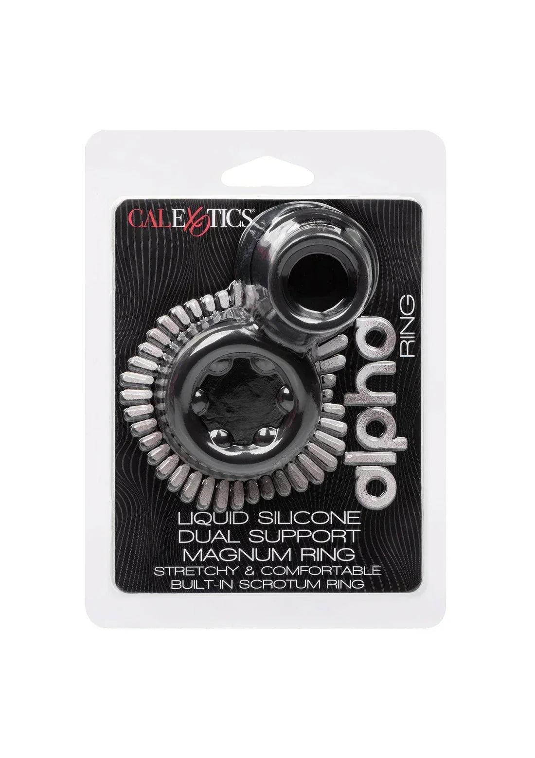 Bestel: Alpha Dual Magnum Ring by CalExotics - bij Happytoys.nl, happytoys.be, Happytoys.ae: erotische sex webshop | liever Happy dan Easy ⭐⭐⭐⭐⭐