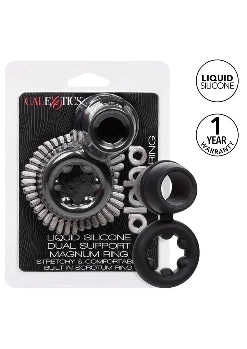 Bestel: Alpha Dual Magnum Ring by CalExotics - bij Happytoys.nl, happytoys.be, Happytoys.ae: erotische sex webshop | liever Happy dan Easy ⭐⭐⭐⭐⭐