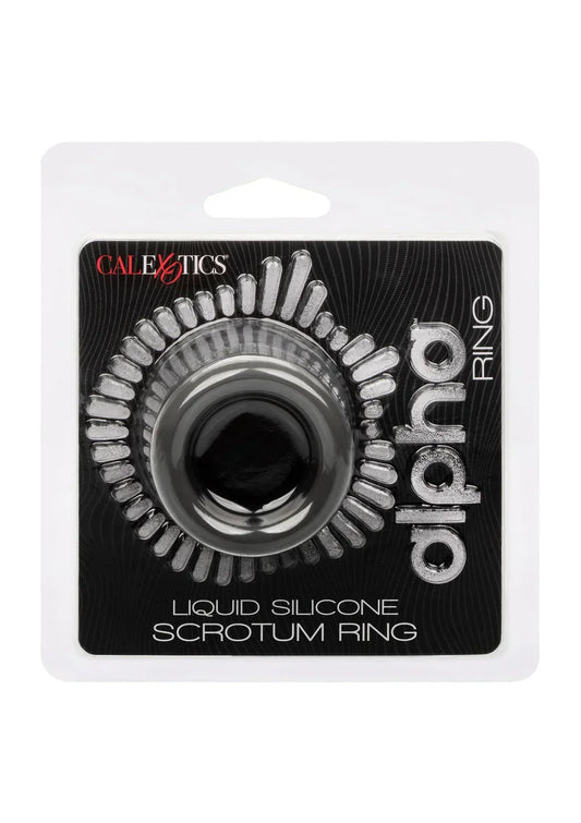 Alpha Scrotum Stretching Ring by CalExotics - Happytoys Sexshop: online sex shop for Feeling Happy & Easy 😊 - Discreet geleverd