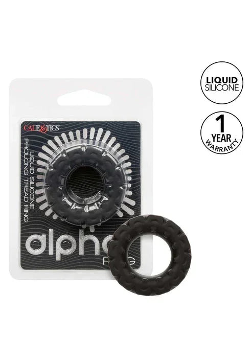 Bestel: Alpha Prolong Tread Ring by CalExotics - bij Happytoys.nl, happytoys.be, Happytoys.ae: erotische sex webshop | liever Happy dan Easy ⭐⭐⭐⭐⭐
