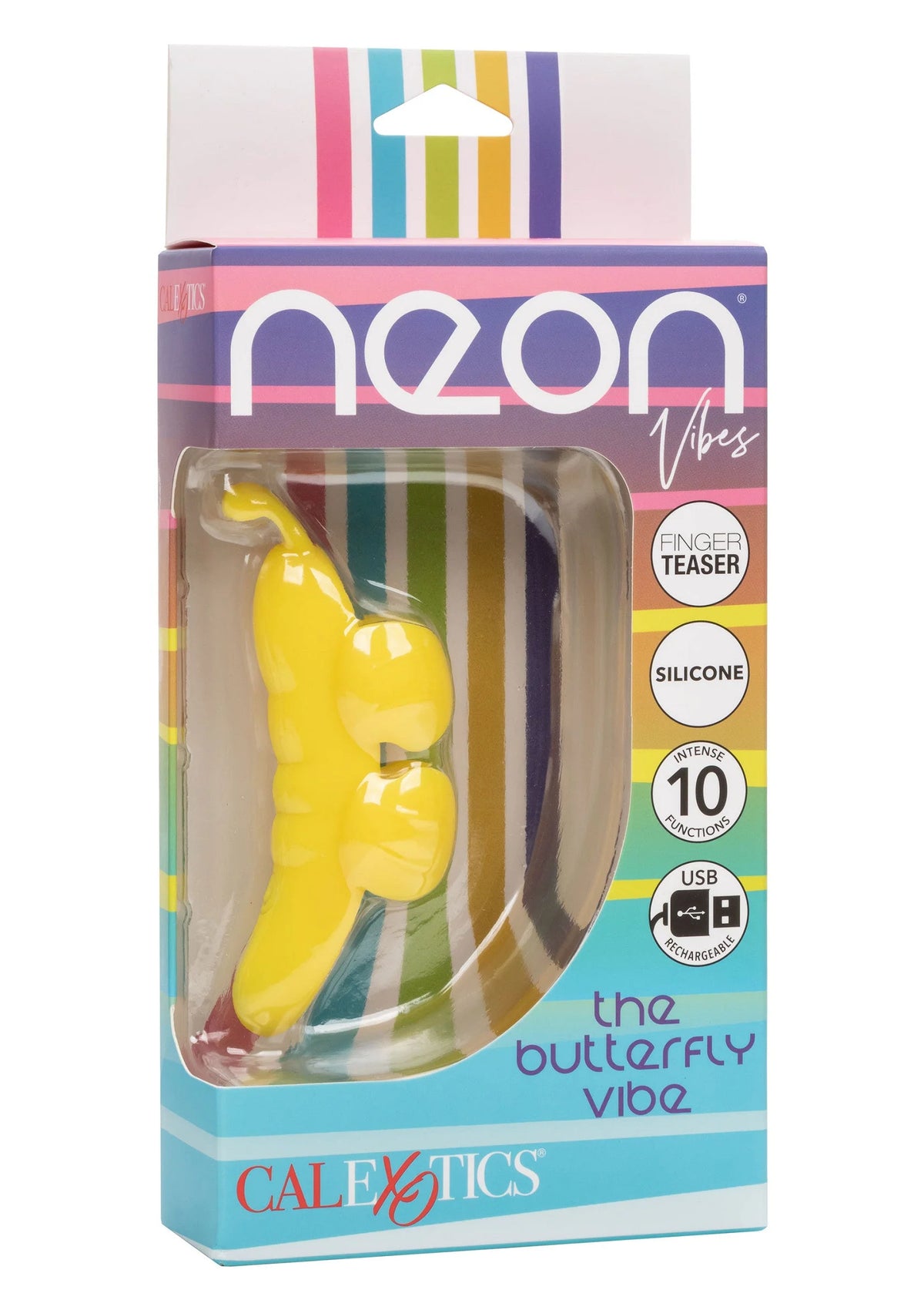 Bestel: Neon Vibes The Butterfly Vibe by CalExotics - bij Happytoys.nl, happytoys.be, Happytoys.ae: erotische sex webshop | liever Happy dan Easy ⭐⭐⭐⭐⭐