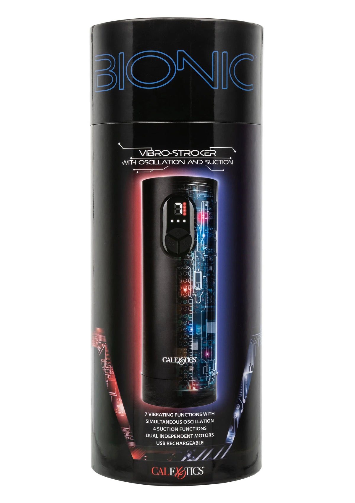 Bestel: Bionic Vibro Stroker by CalExotics - bij Happytoys.nl, happytoys.be, Happytoys.ae: erotische sex webshop | liever Happy dan Easy ⭐⭐⭐⭐⭐