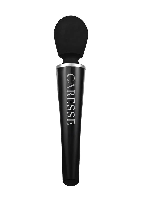 Bestel: Compact Wand Massager Red by Caresse - bij Happytoys.nl, happytoys.be, Happytoys.ae: erotische sex webshop | liever Happy dan Easy ⭐⭐⭐⭐⭐ - Zwart - 15000 - BLACK
