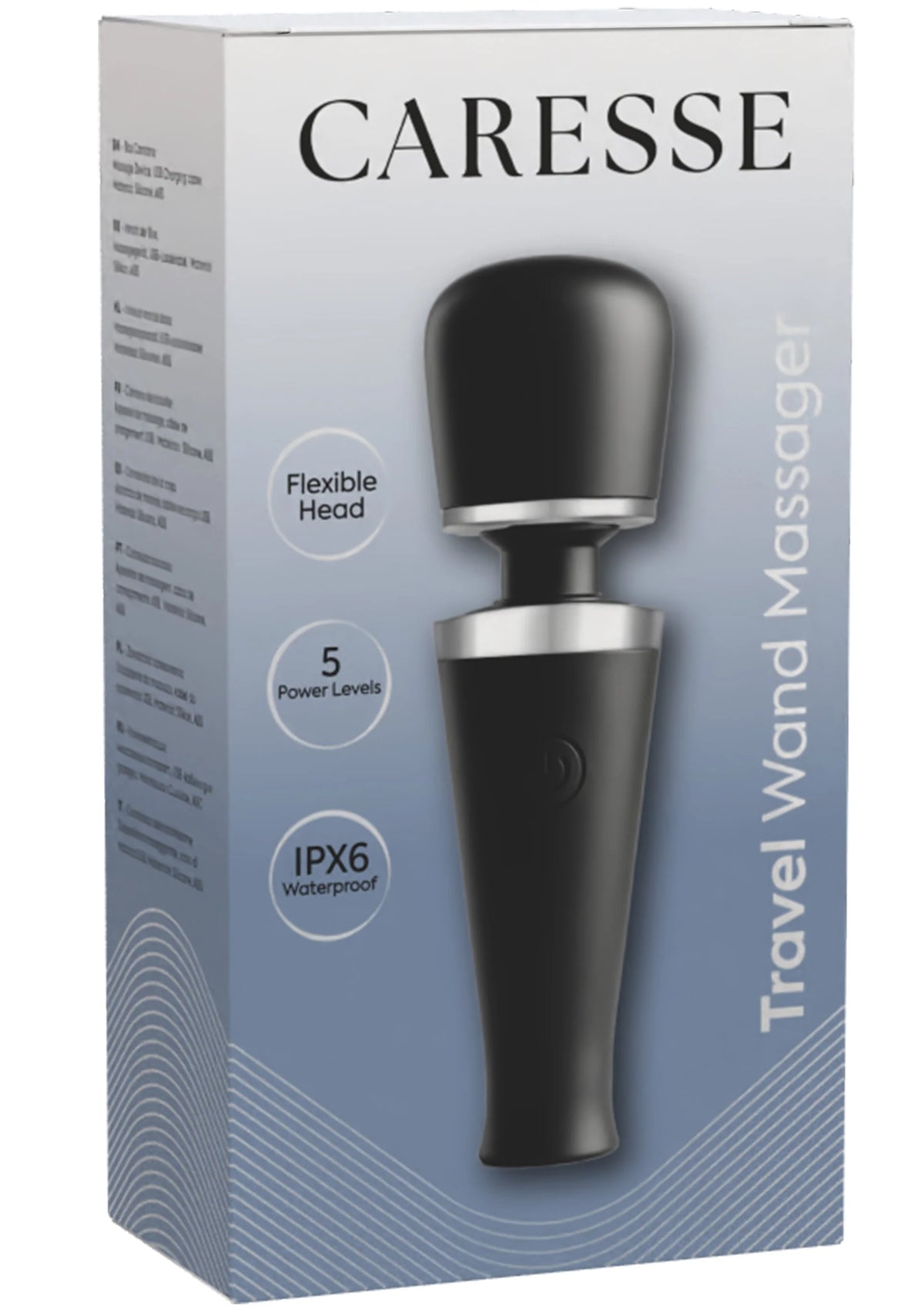 Bestel: Travel Wand Massager by Caresse - bij Happytoys.nl, happytoys.be, Happytoys.ae: erotische sex webshop | liever Happy dan Easy ⭐⭐⭐⭐⭐