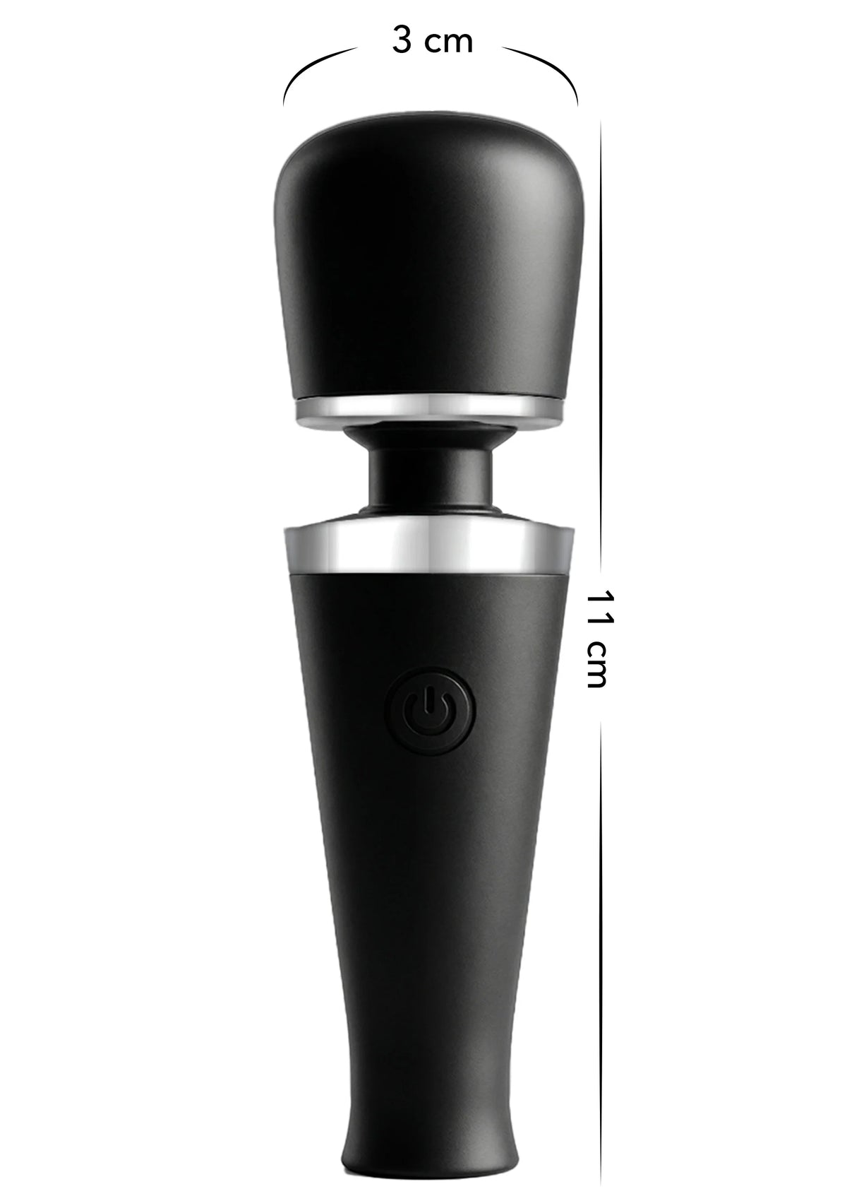 Bestel: Travel Wand Massager by Caresse - bij Happytoys.nl, happytoys.be, Happytoys.ae: erotische sex webshop | liever Happy dan Easy ⭐⭐⭐⭐⭐