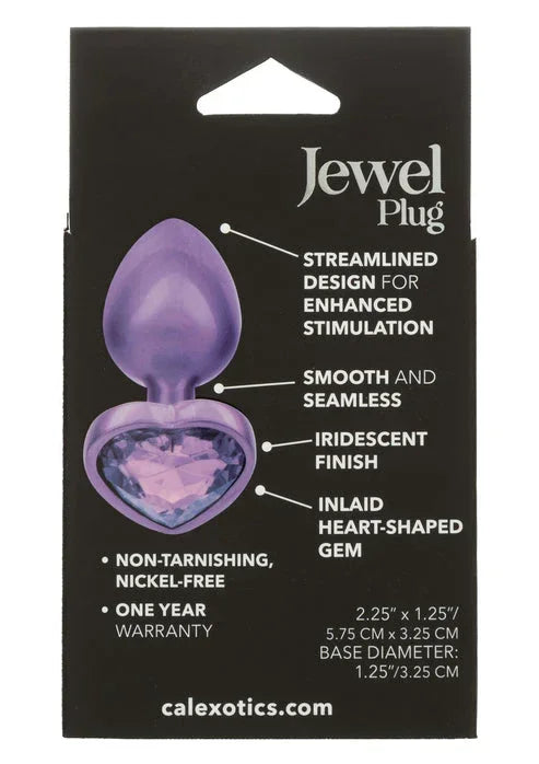 Bestel: Diamond Heart Plug Small by CalExotics - bij Happytoys.nl, happytoys.be, Happytoys.ae: erotische sex webshop | liever Happy dan Easy ⭐⭐⭐⭐⭐