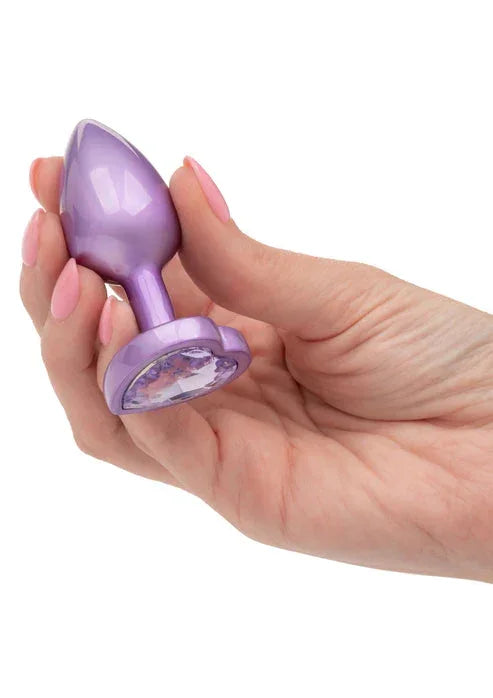 Bestel: Diamond Heart Plug Small by CalExotics - bij Happytoys.nl, happytoys.be, Happytoys.ae: erotische sex webshop | liever Happy dan Easy ⭐⭐⭐⭐⭐