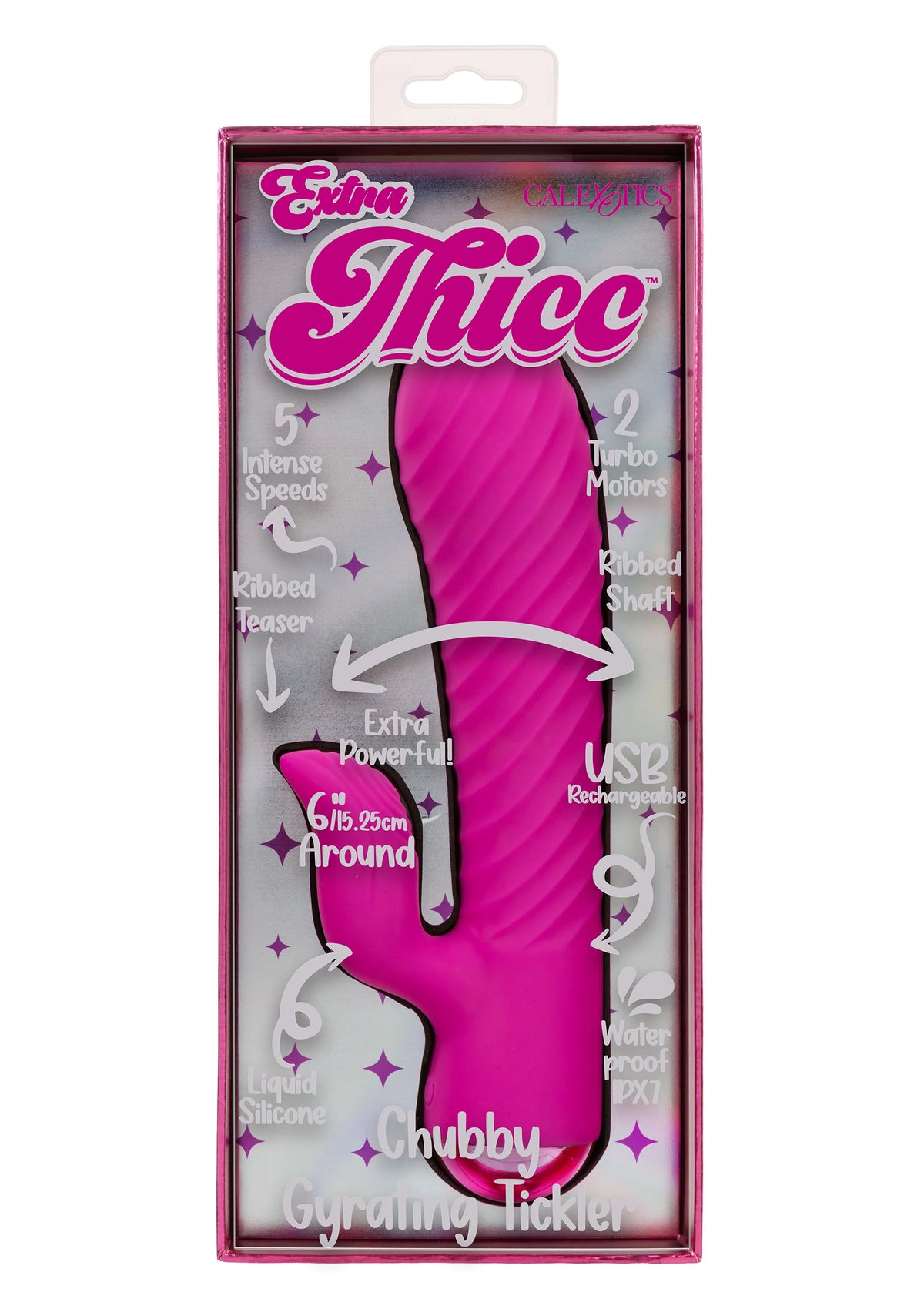 Bestel: Thicc Chubby Gyrating Tickler by CalExotics Thicc - bij Happytoys.nl, happytoys.be, Happytoys.ae: erotische sex webshop | liever Happy dan Easy ⭐⭐⭐⭐⭐