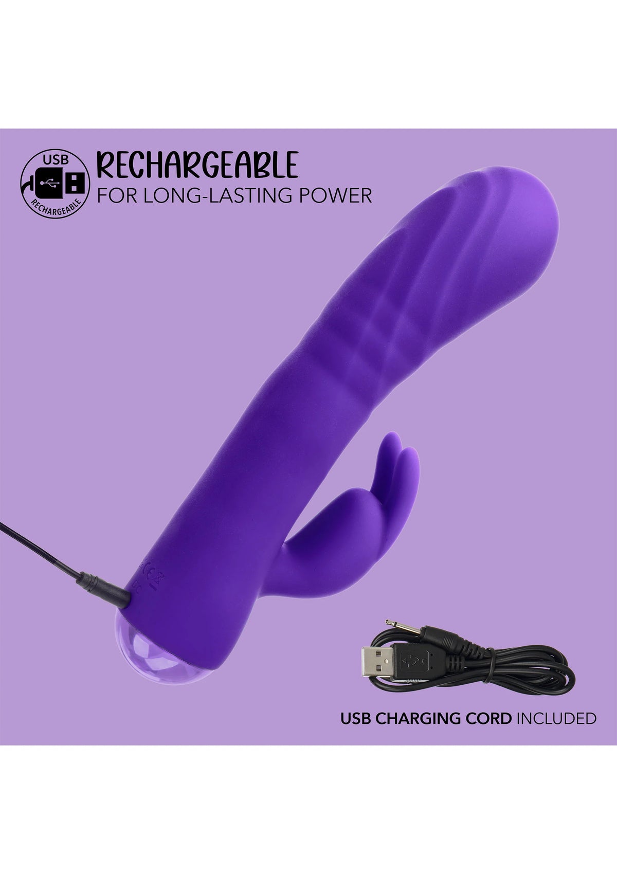 Bestel: Thicc Chubby Deep Thrust Bunny by CalExotics Enchanted - bij Happytoys.nl, happytoys.be, Happytoys.ae: erotische sex webshop | liever Happy dan Easy ⭐⭐⭐⭐⭐