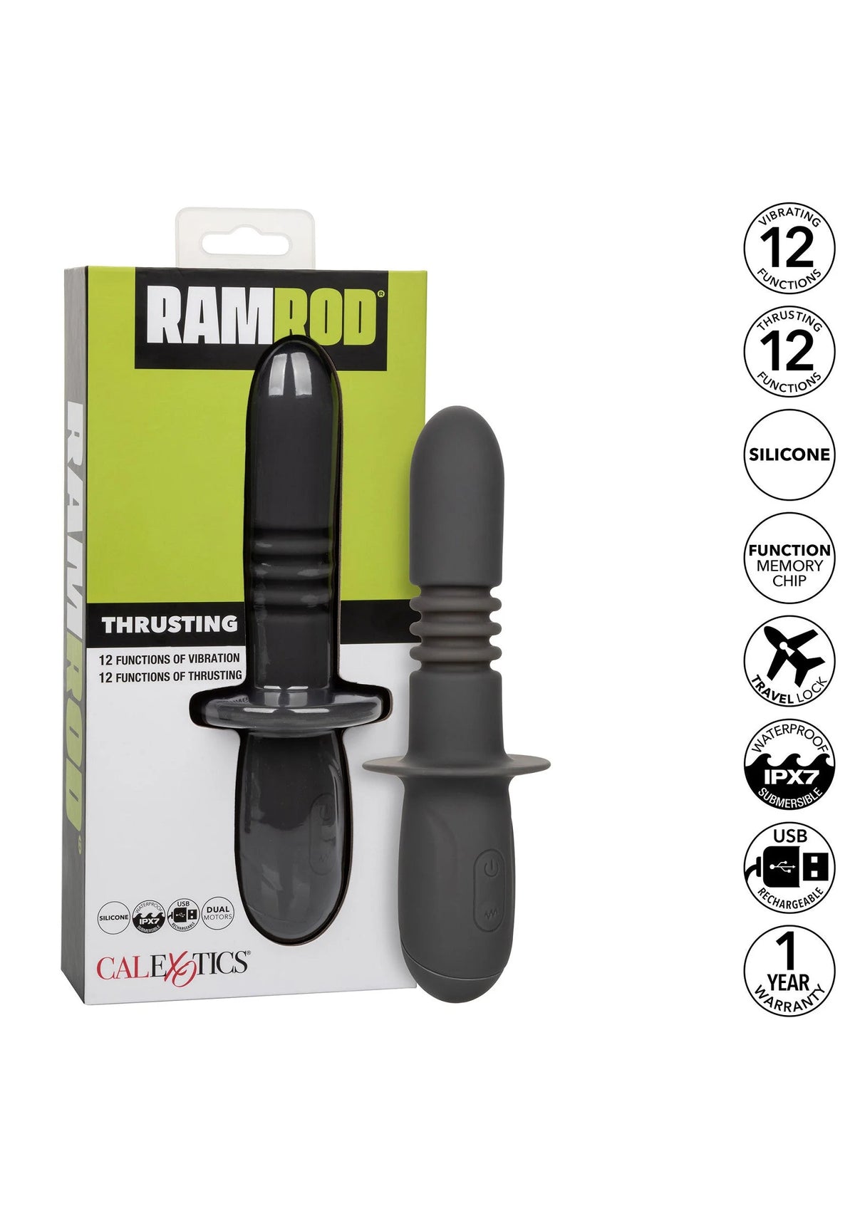 Bestel: Ramrod Thrusting by CalExotics - bij Happytoys.nl, happytoys.be, Happytoys.ae: erotische sex webshop | liever Happy dan Easy ⭐⭐⭐⭐⭐