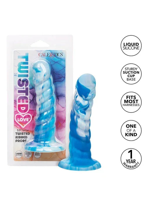 Bestel: Twisted Ribbed Probe by CalExotics - bij Happytoys.nl, happytoys.be, Happytoys.ae: erotische sex webshop | liever Happy dan Easy ⭐⭐⭐⭐⭐