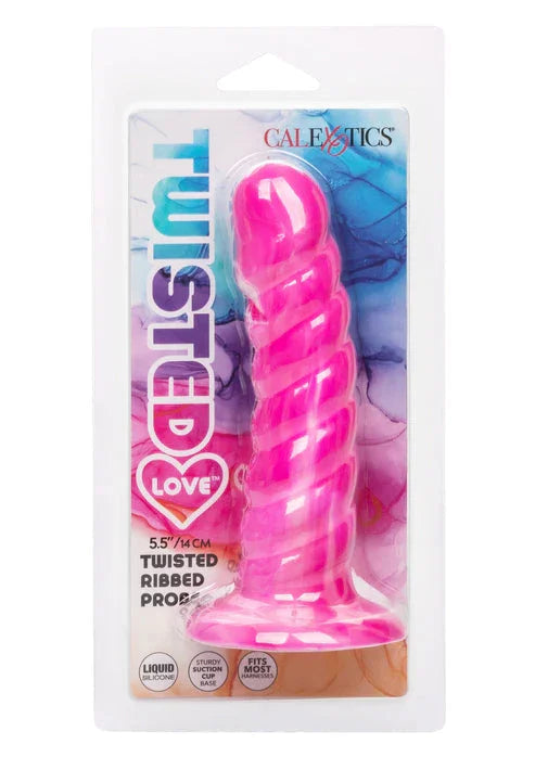 Twisted Ribbed Probe by CalExotics - Happytoys Sexshop: online sex shop for Feeling Happy & Easy 😊 - Discreet geleverd