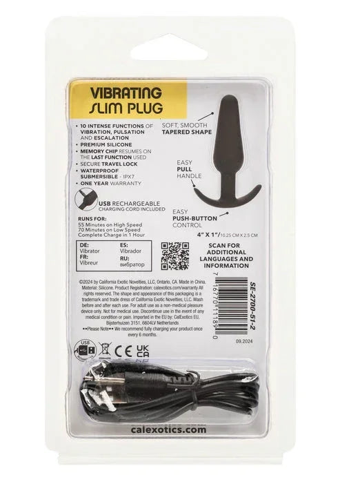 Bestel: Vibrating Slim Plug by CalExotics - bij Happytoys.nl, happytoys.be, Happytoys.ae: erotische sex webshop | liever Happy dan Easy ⭐⭐⭐⭐⭐