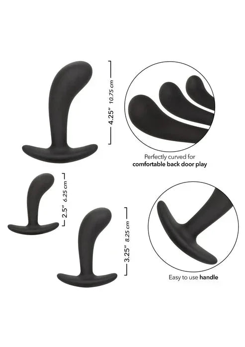 Bestel: Silicone Prostate butt plug Kit by CalExotics - buttplugs bij Happytoys.nl, happytoys.be, Happytoys.ae: erotische sex webshop | liever Happy dan Easy ⭐⭐⭐⭐⭐