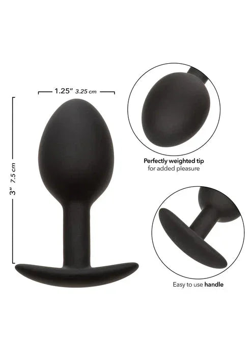 Bestel: Weighted Silicone Plug by CalExotics - bij Happytoys.nl, happytoys.be, Happytoys.ae: erotische sex webshop | liever Happy dan Easy ⭐⭐⭐⭐⭐