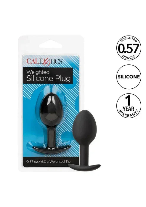 Bestel: Weighted Silicone Plug by CalExotics - bij Happytoys.nl, happytoys.be, Happytoys.ae: erotische sex webshop | liever Happy dan Easy ⭐⭐⭐⭐⭐