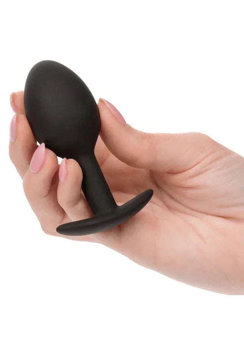 Bestel: Weighted Silicone Plug by CalExotics - bij Happytoys.nl, happytoys.be, Happytoys.ae: erotische sex webshop | liever Happy dan Easy ⭐⭐⭐⭐⭐