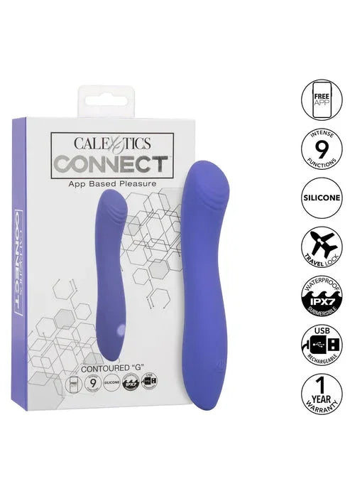 Bestel: Calex Connect Contour G by CalExotics - bij Happytoys.nl, happytoys.be, Happytoys.ae: erotische sex webshop | liever Happy dan Easy ⭐⭐⭐⭐⭐