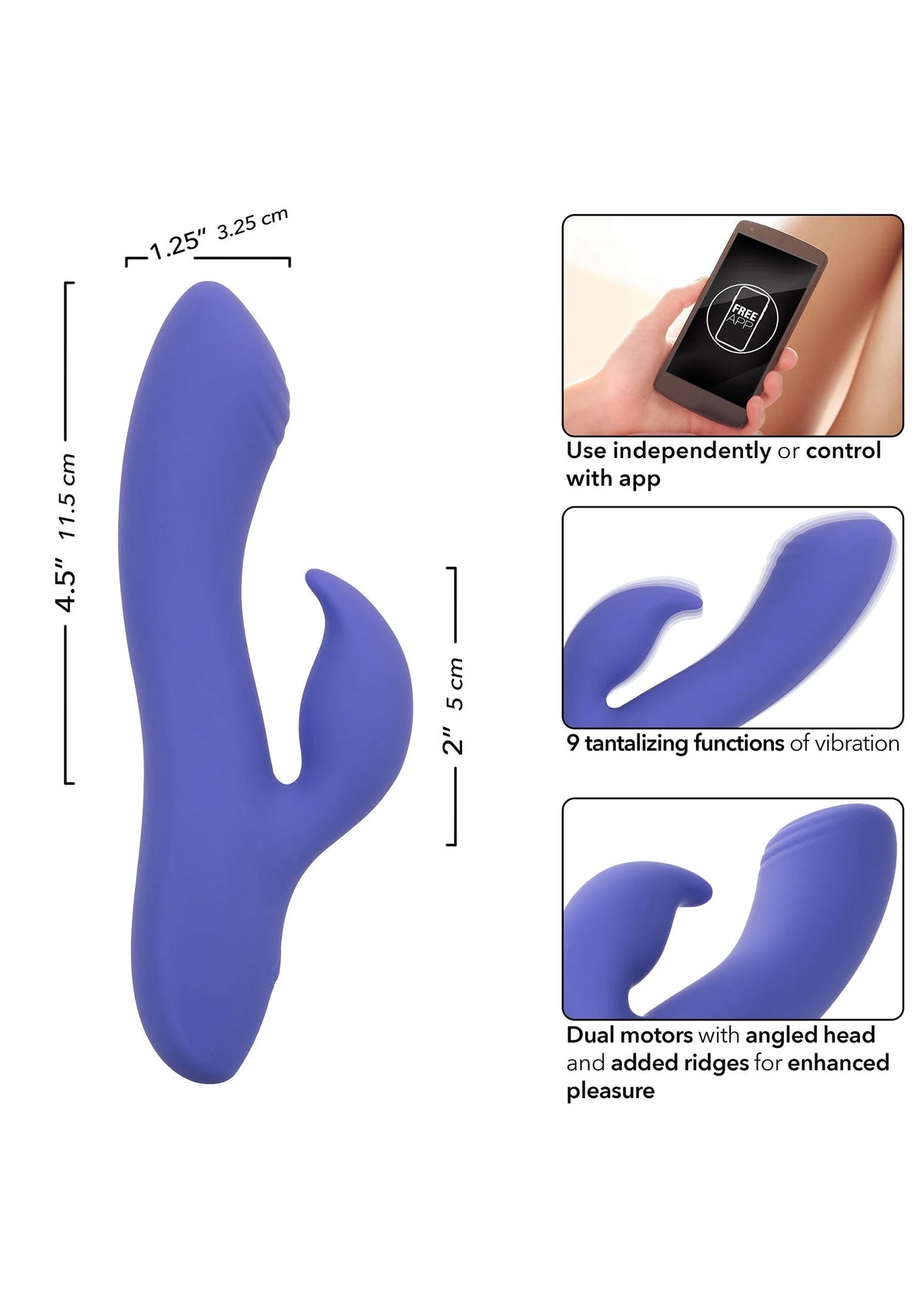 Bestel: Calex Connect Dual Stimulator by CalExotics - bij Happytoys.nl, happytoys.be, Happytoys.ae: erotische sex webshop | liever Happy dan Easy βββββ