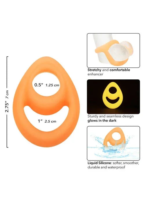 Bestel: Silicone Teardrop Ring by CalExotics - bij Happytoys.nl, happytoys.be, Happytoys.ae: erotische sex webshop | liever Happy dan Easy ⭐⭐⭐⭐⭐