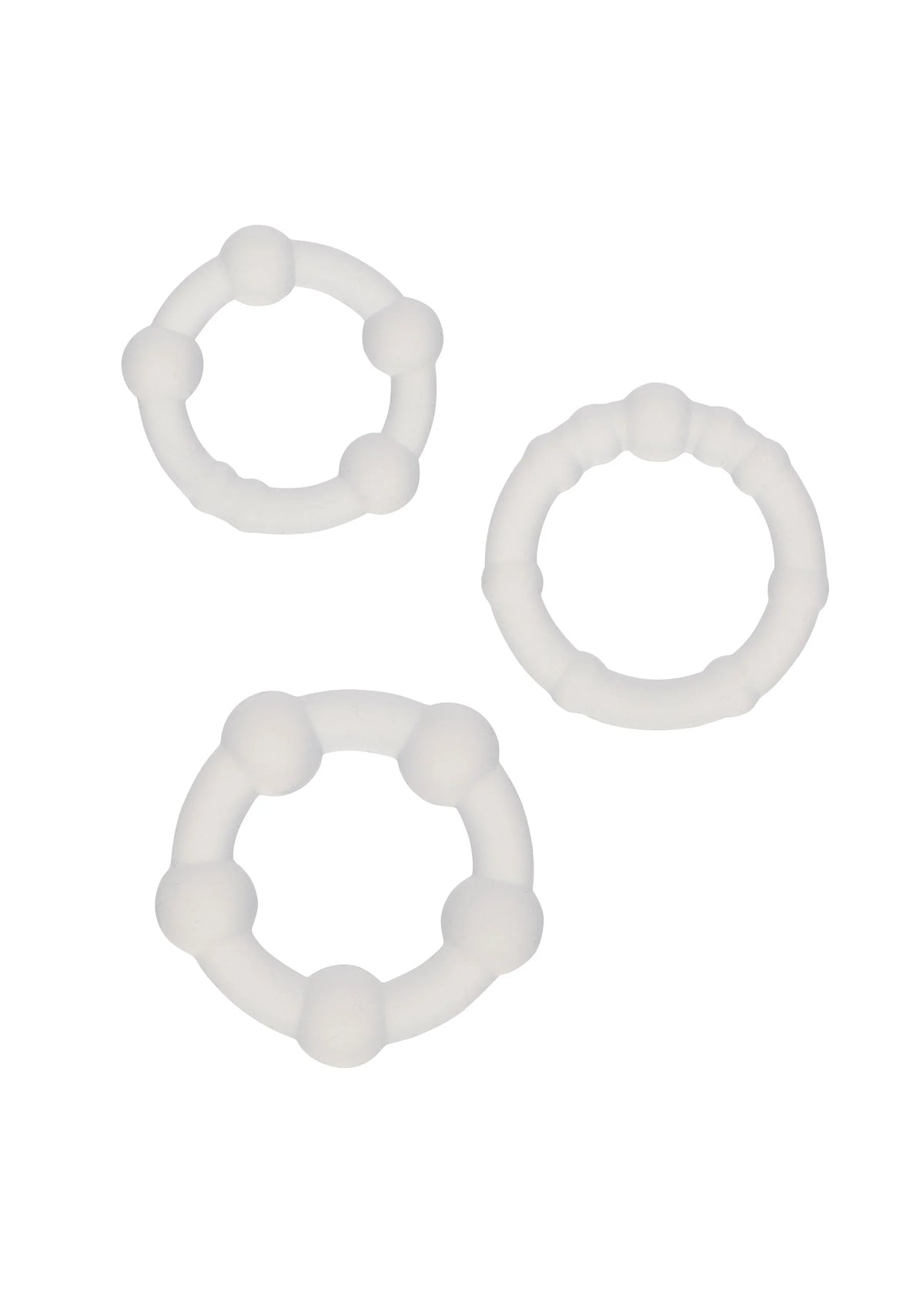 Bestel: Silicone Beaded Rings by CalExotics Alpha - cockrings bij Happytoys.nl, happytoys.be, Happytoys.ae: erotische sex webshop | liever Happy dan Easy âââââ